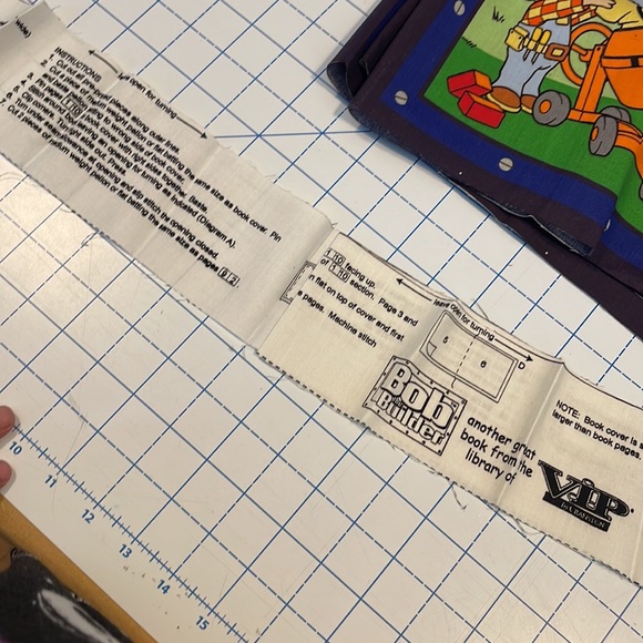 Bob the Builder Cotton Fabric Book Panel - Picture 9 of 9